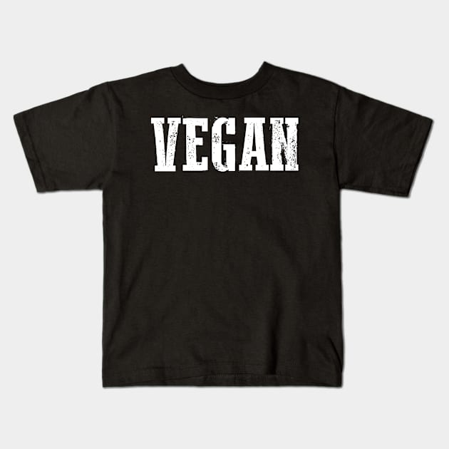 Vegan Kids T-Shirt by fromherotozero